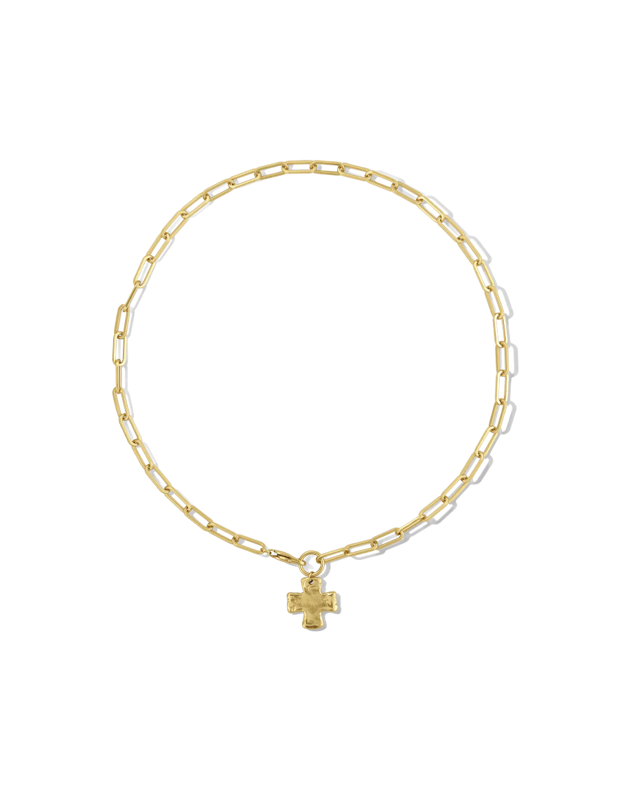Chunky Cross Chain Necklace