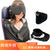 The 3-in-1 aircraft sleep accessory includes a long-range flight pillow with memory foam, adjustable travel eye masks, and blankets